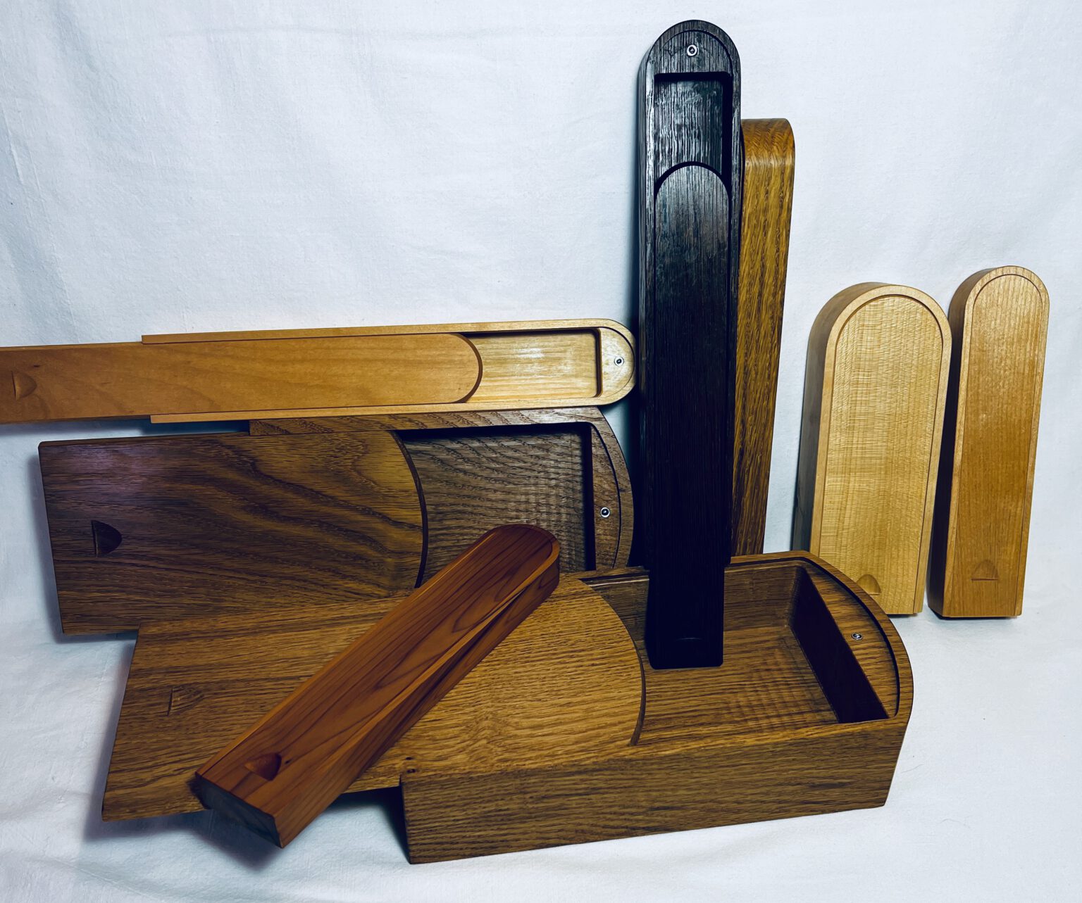 Schlichte Holzschachtel mit Schiebedeckel – in verschiedenen Größen und Holzarten, formschön verarbeitet